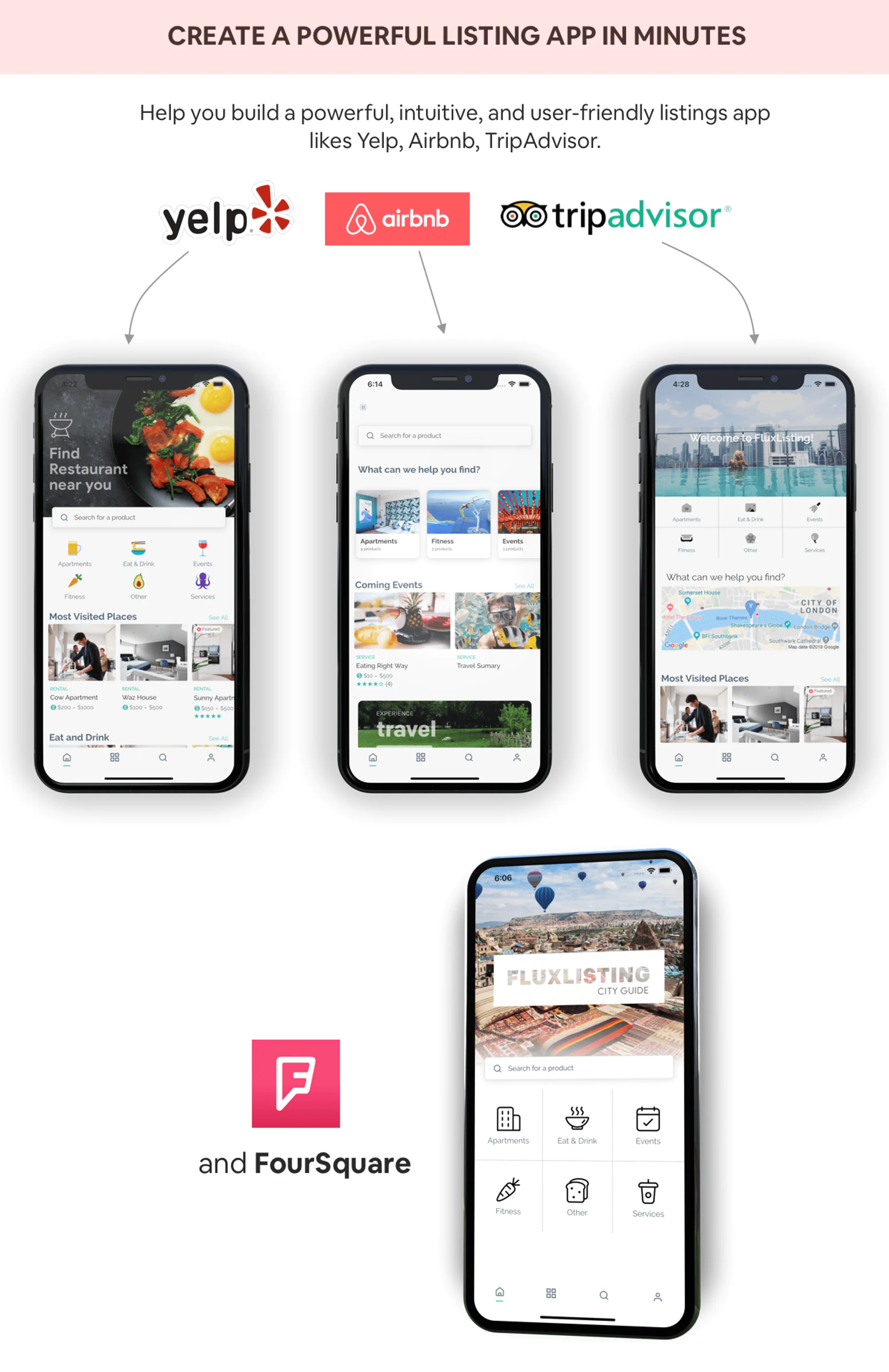 Flux Booking Directory (iOS & Android)