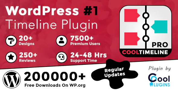 Cool Timeline Pro v4.9.2 - WordPress Timeline Plugin