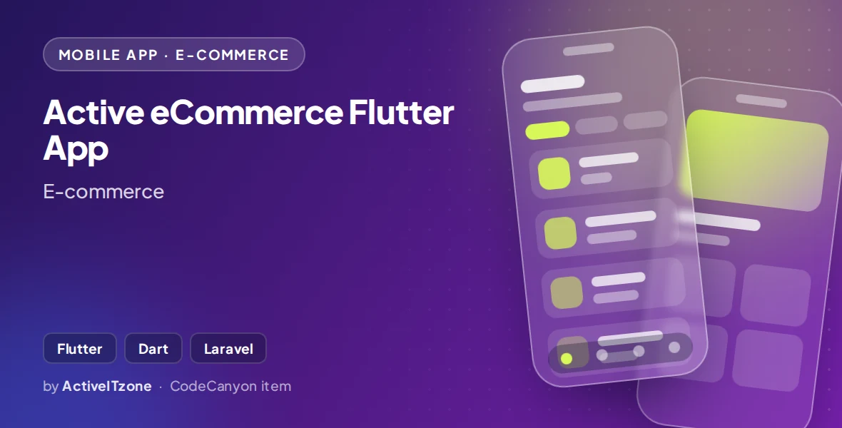 Active eCommerce Flutter App