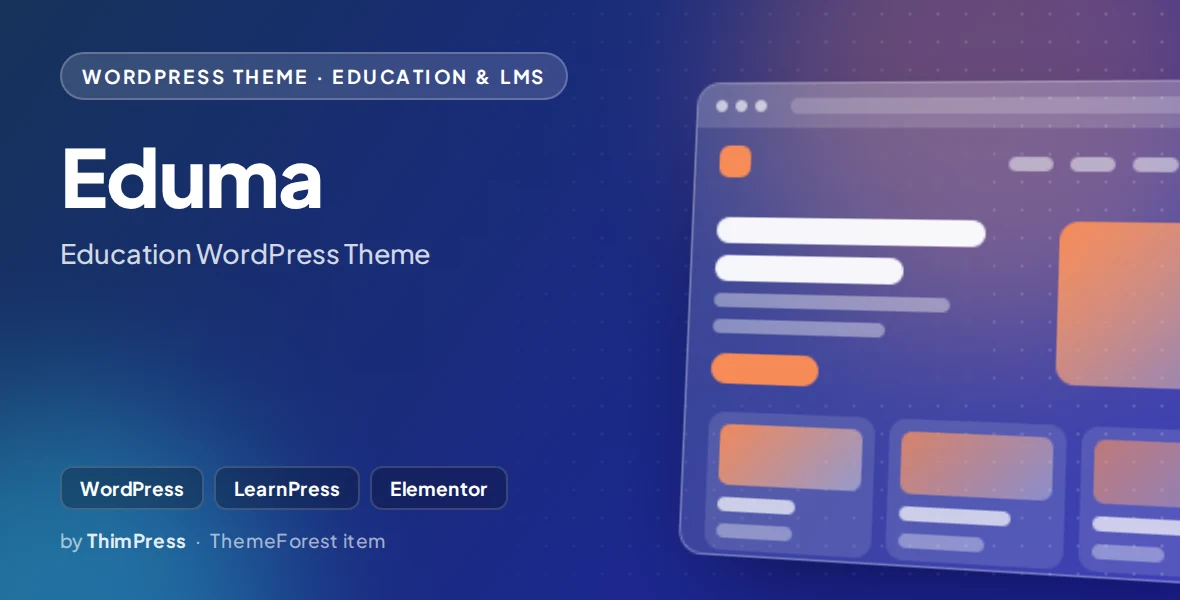 Eduma - Education WordPress Theme