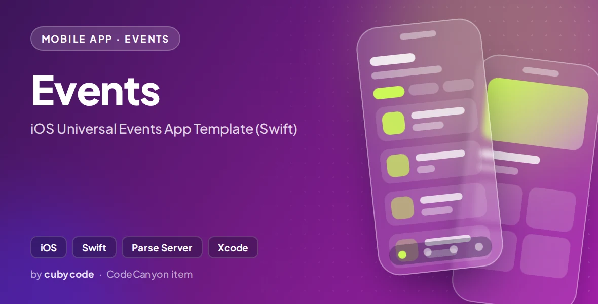 Events - iOS Universal Events App Template (Swift)