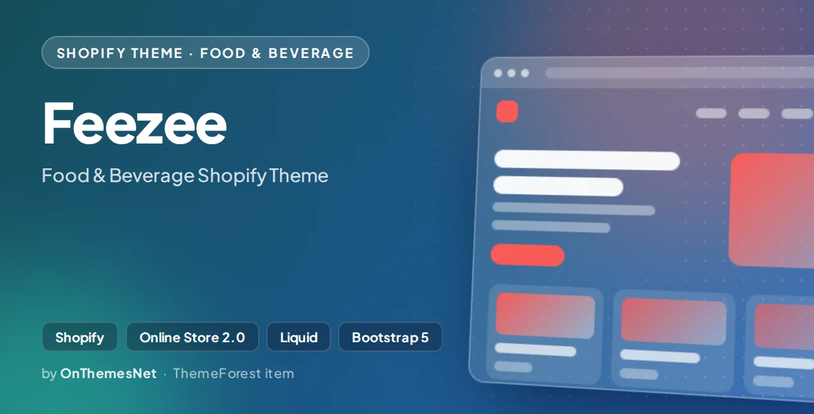 Feezee - Food & Beverage Shopify Theme