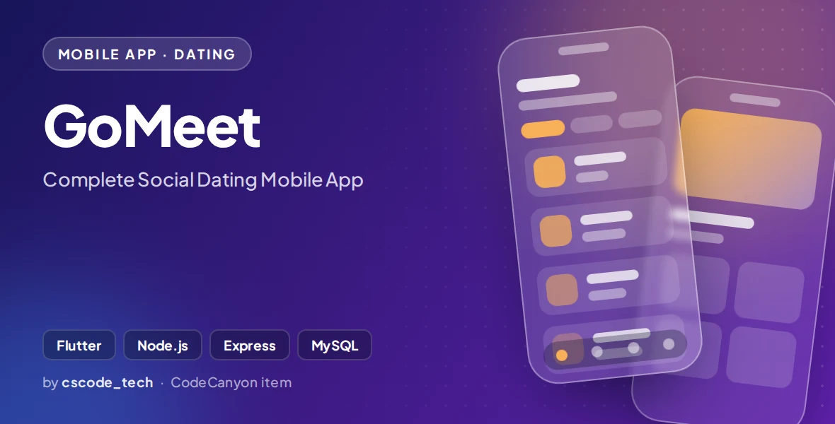 GoMeet - Complete Social Dating Mobile App