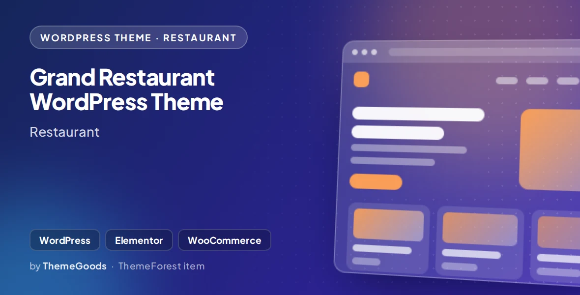Grand Restaurant WordPress Theme