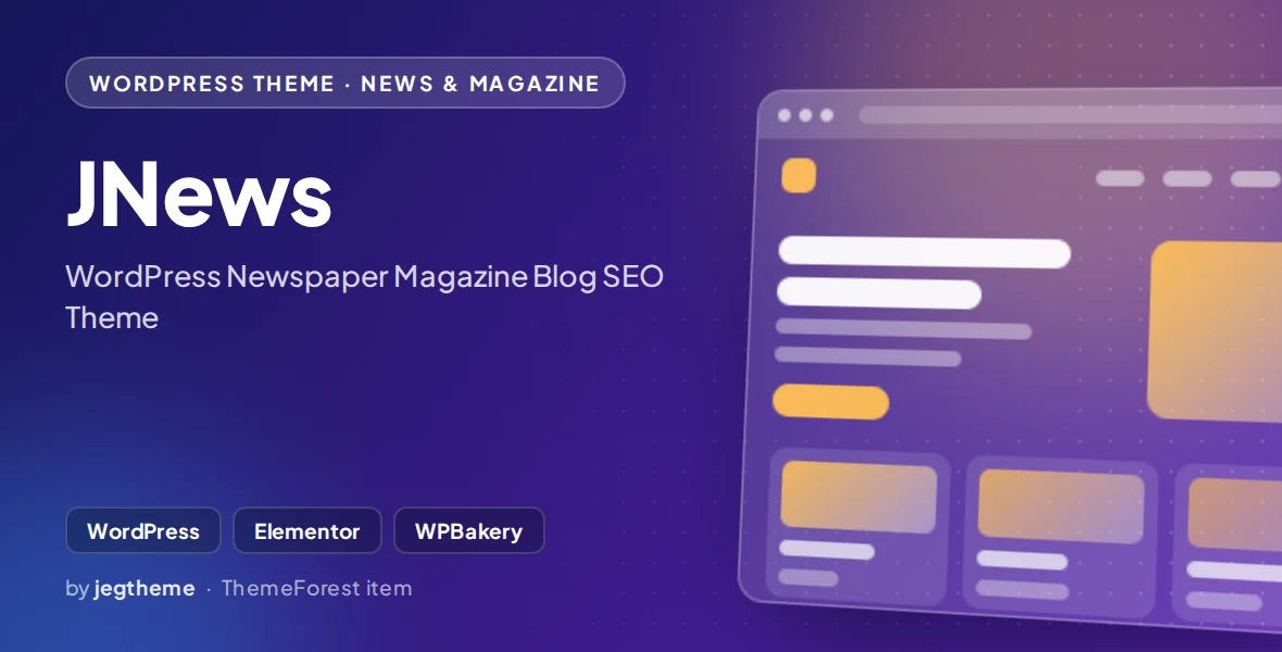 JNews - WordPress Newspaper Magazine Blog SEO Theme
