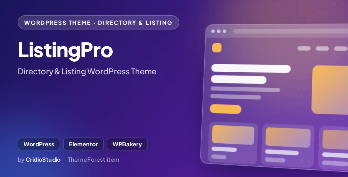 ListingPro - Directory & Listing WordPress Theme