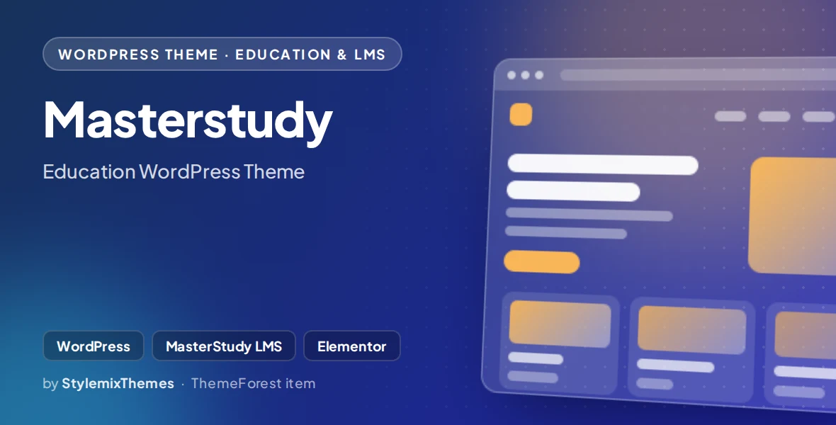 Masterstudy - Education WordPress Theme