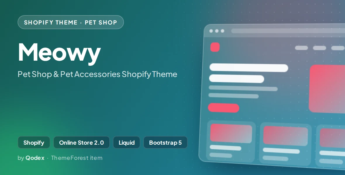 Meowy - Pet Shop & Pet Accessories Shopify Theme