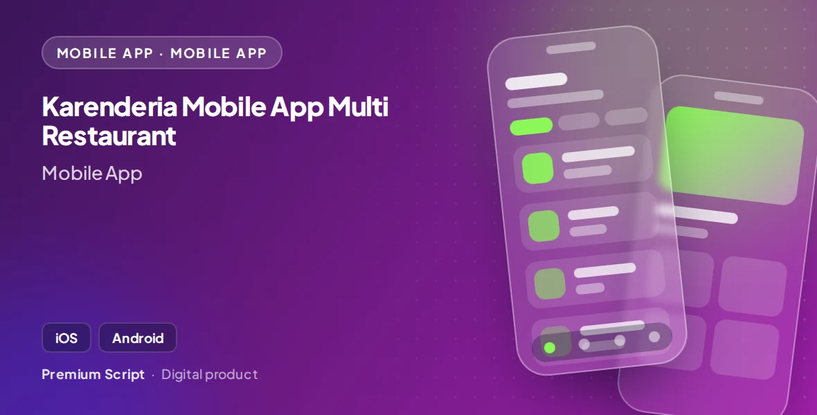 Karenderia Mobile App Multi Restaurant