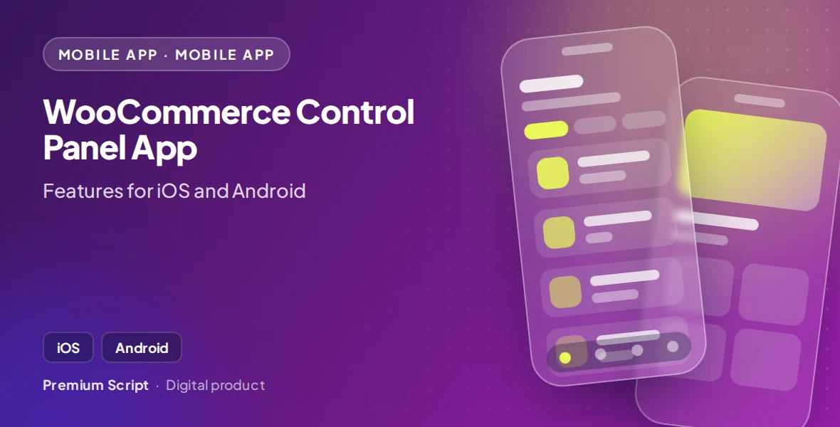WooCommerce Control Panel App – Features for iOS and Android