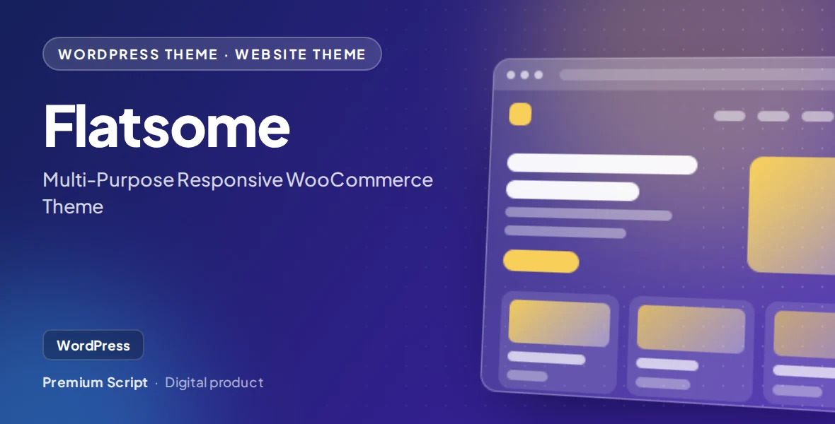 Flatsome | Multi-Purpose Responsive WooCommerce Theme