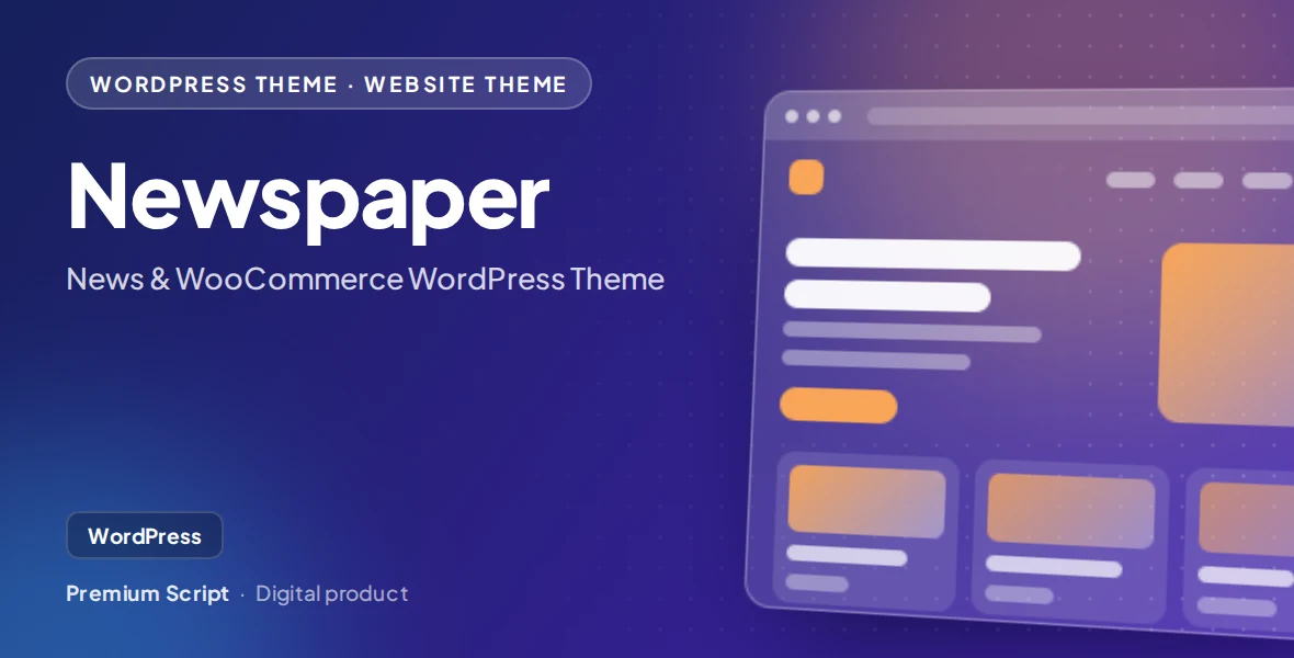 Newspaper - News & WooCommerce WordPress Theme