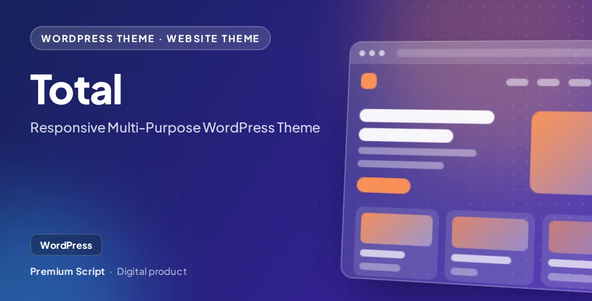 Total - Responsive Multi-Purpose WordPress Theme