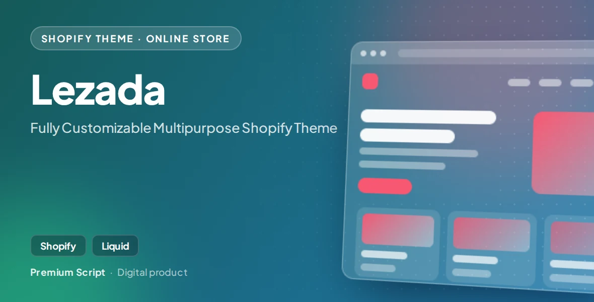 Lezada - Fully Customizable Multipurpose Shopify Theme