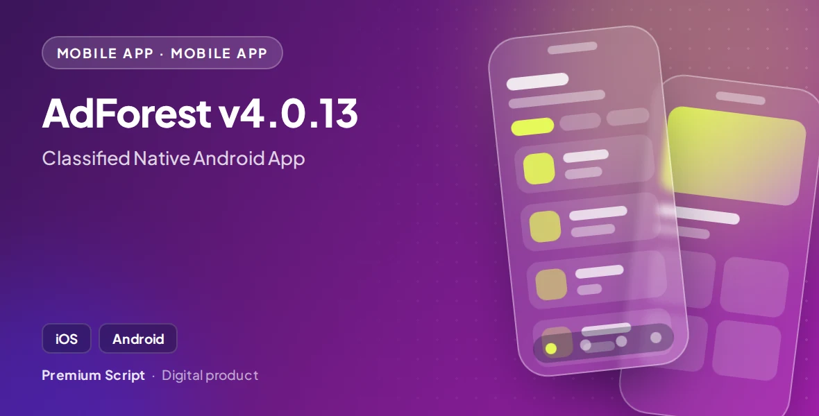 AdForest v4.0.13 - Classified Native Android App