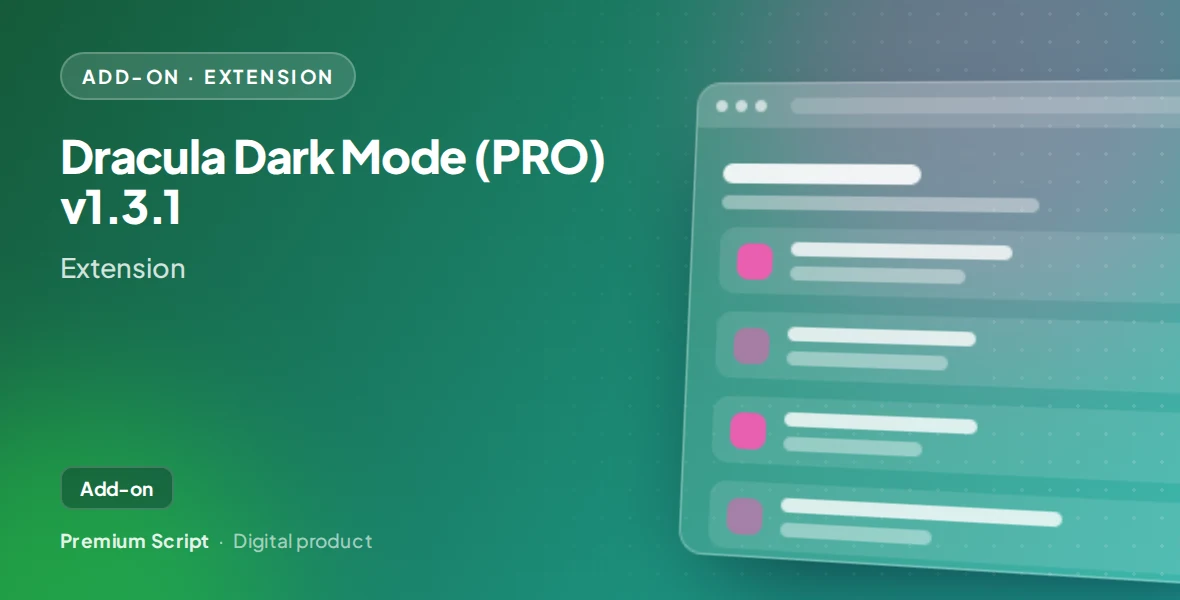 Dracula Dark Mode (PRO) v1.3.1