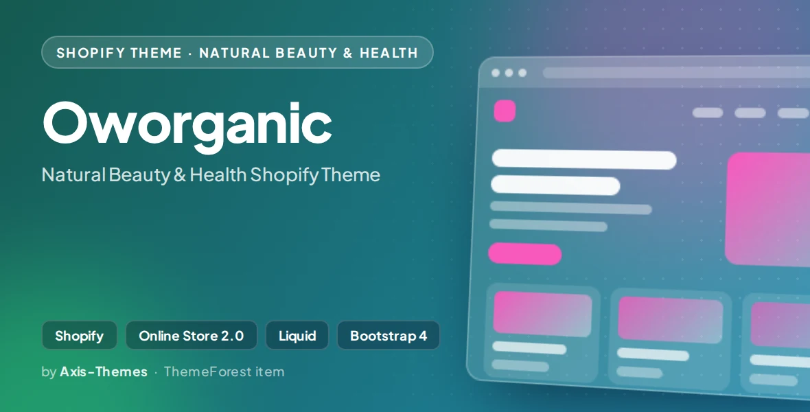 Oworganic - Natural Beauty & Health Shopify Theme