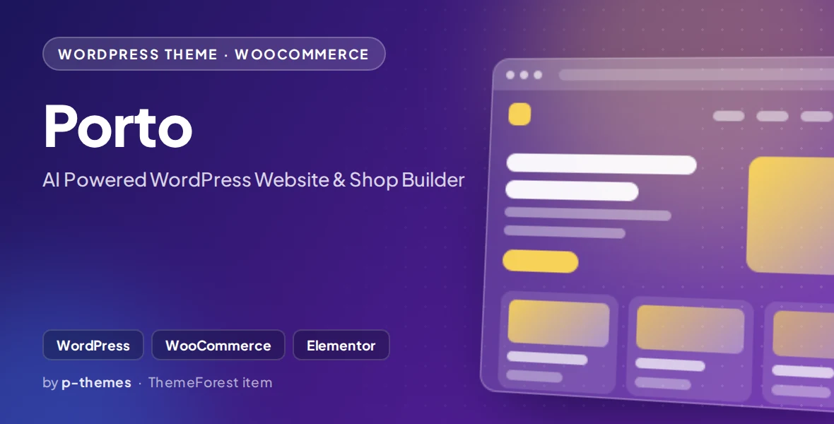 Porto - AI Powered WordPress Website & Shop Builder