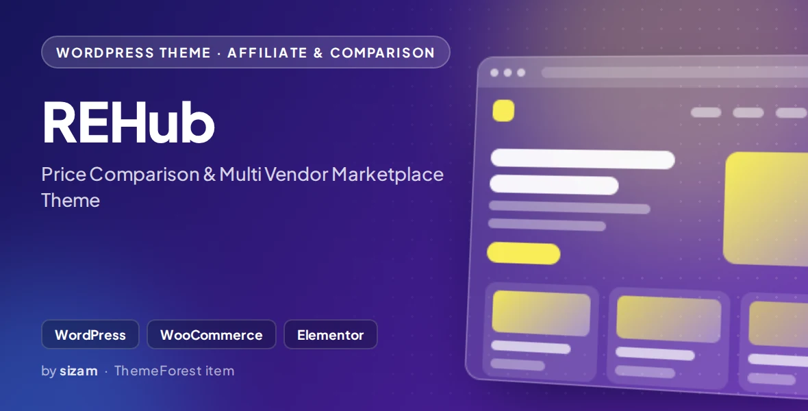 REHub - Price Comparison & Multi Vendor Marketplace Theme