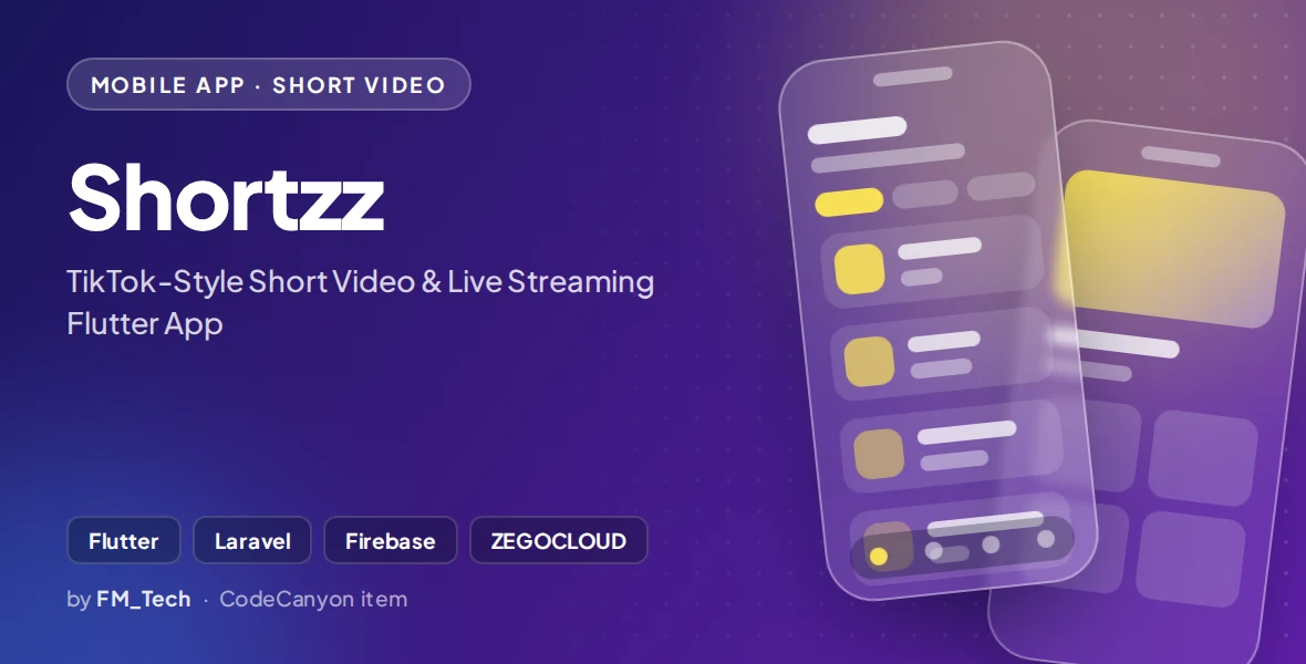 Shortzz - TikTok-Style Short Video & Live Streaming Flutter App