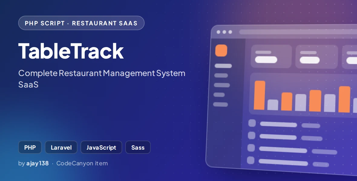 TableTrack - Complete Restaurant Management System SaaS
