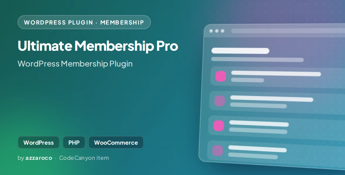 Ultimate Membership Pro - WordPress Membership Plugin