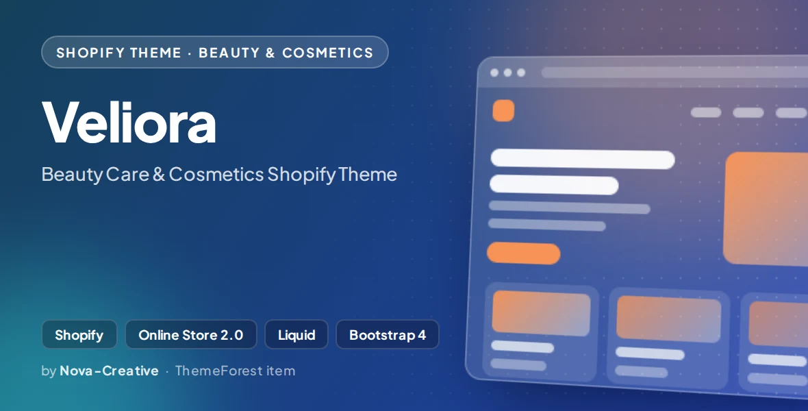 Veliora - Beauty Care & Cosmetics Shopify Theme