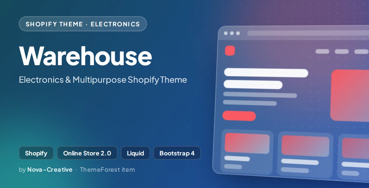 Warehouse - Electronics & Multipurpose Shopify Theme